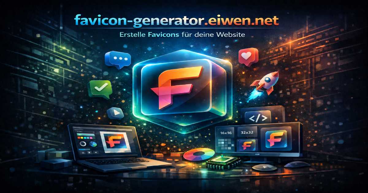 Favicon Generator - Favicons online aus Bild oder Text erstellen